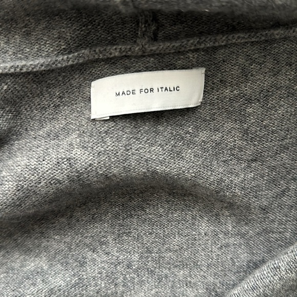 ITALIC Milo Cashmere Zip Hoodie - Picture 6 of 8